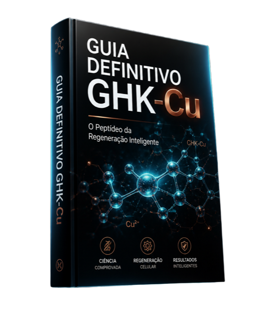 Mockup 3D do Guia Definitivo GHK-Cu